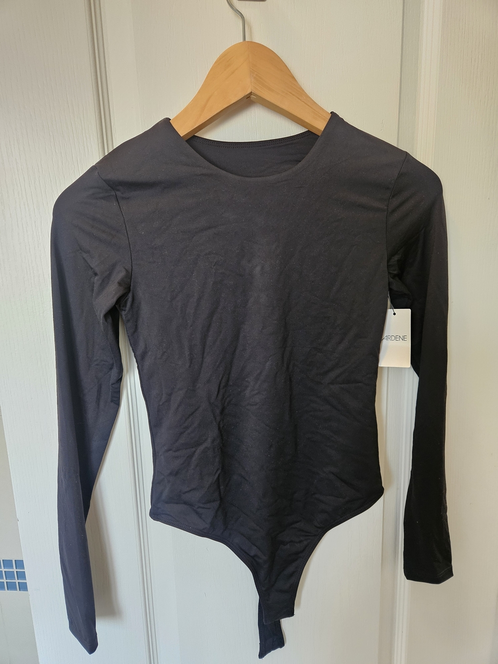 Ardene Black Long Sleeve Body Suit XS